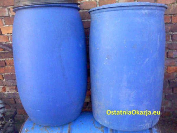 Beczka zbiornik, kosz ,pojemnik 200 litrów plastik - Image 4