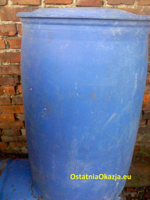 Beczka zbiornik, kosz ,pojemnik 200 litrów plastik - Image 5