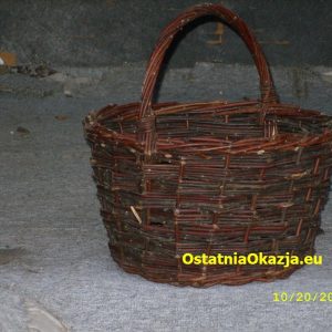 Kosz wiklinowy pleciony